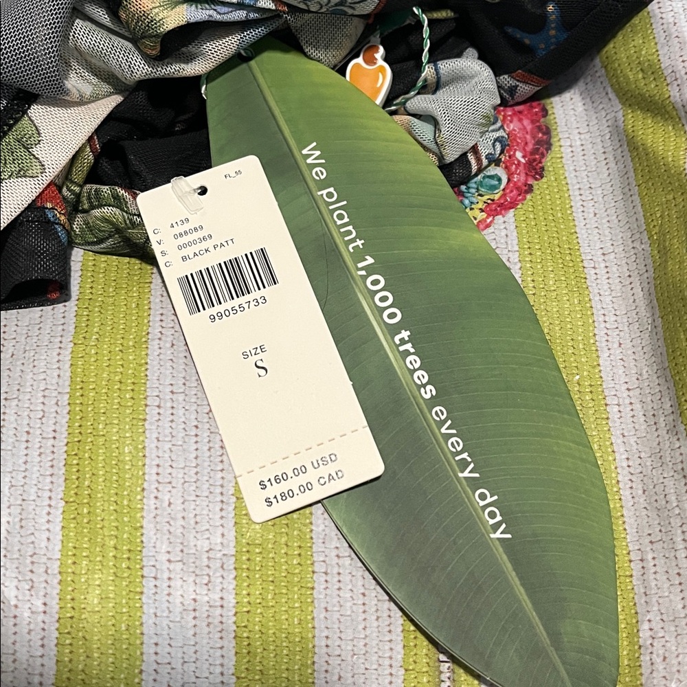 FARM Rio Black and Multicolor Patterned Mini Dress - Picture 2 of 3